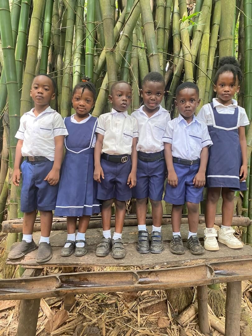 KG pupils in uniform